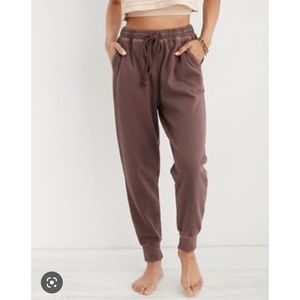Aerie Sunrise fleece joggers!